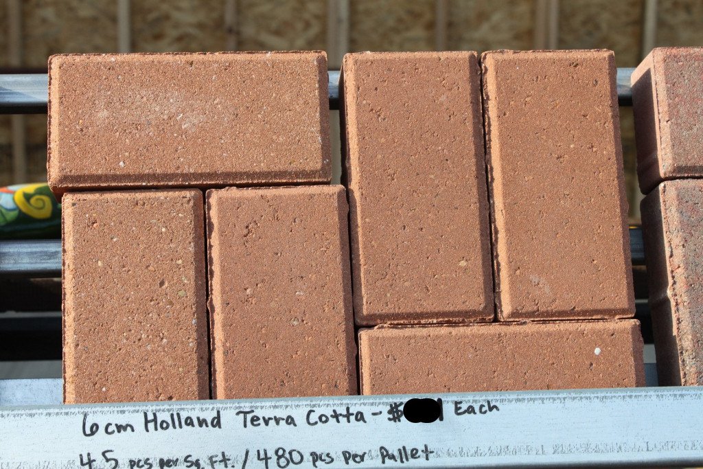 Pavestone Holland 6cm Terra Cotta Pavers