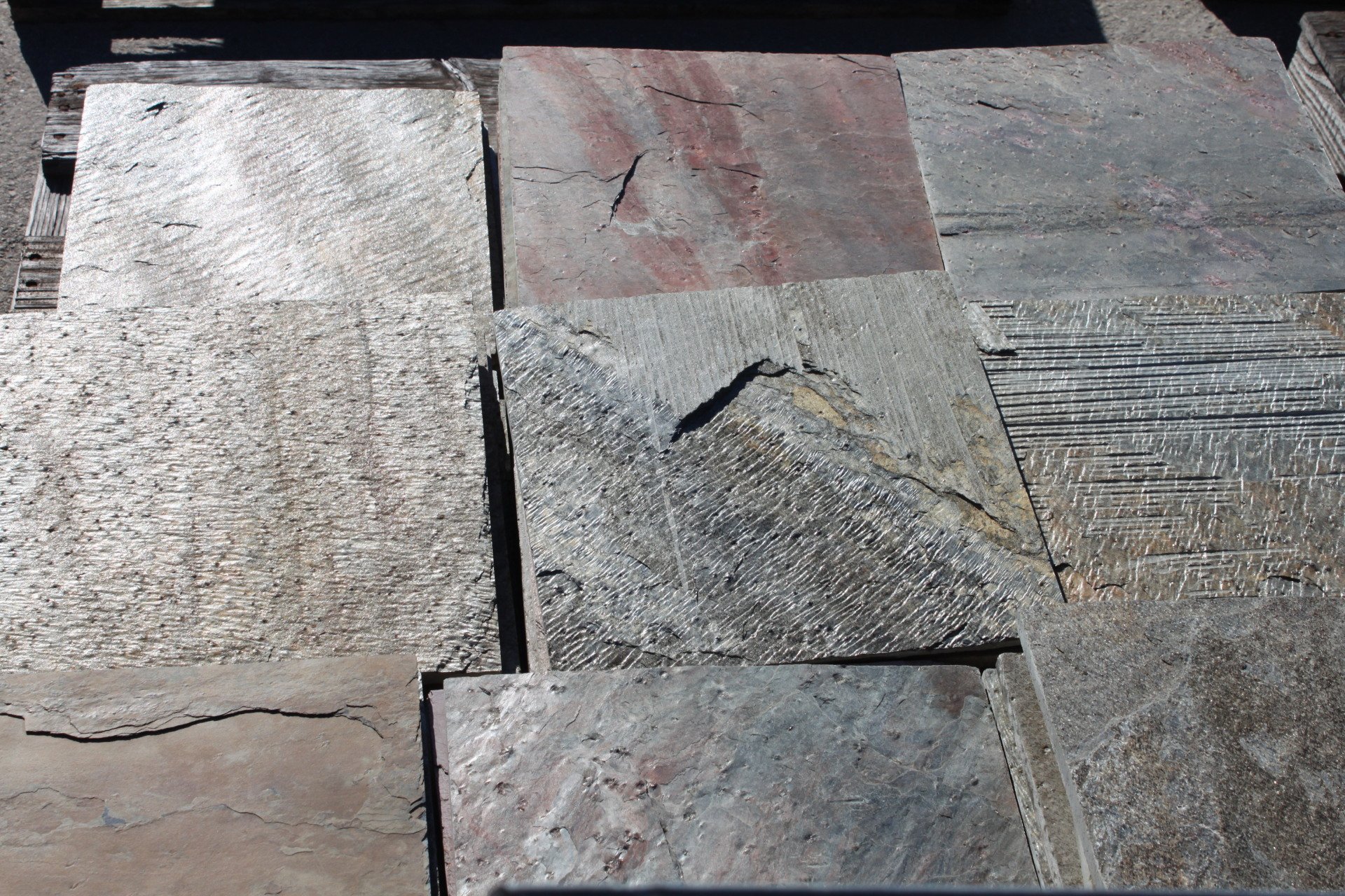 Indian Stone Tile 12"x12" Natural Cut Stone