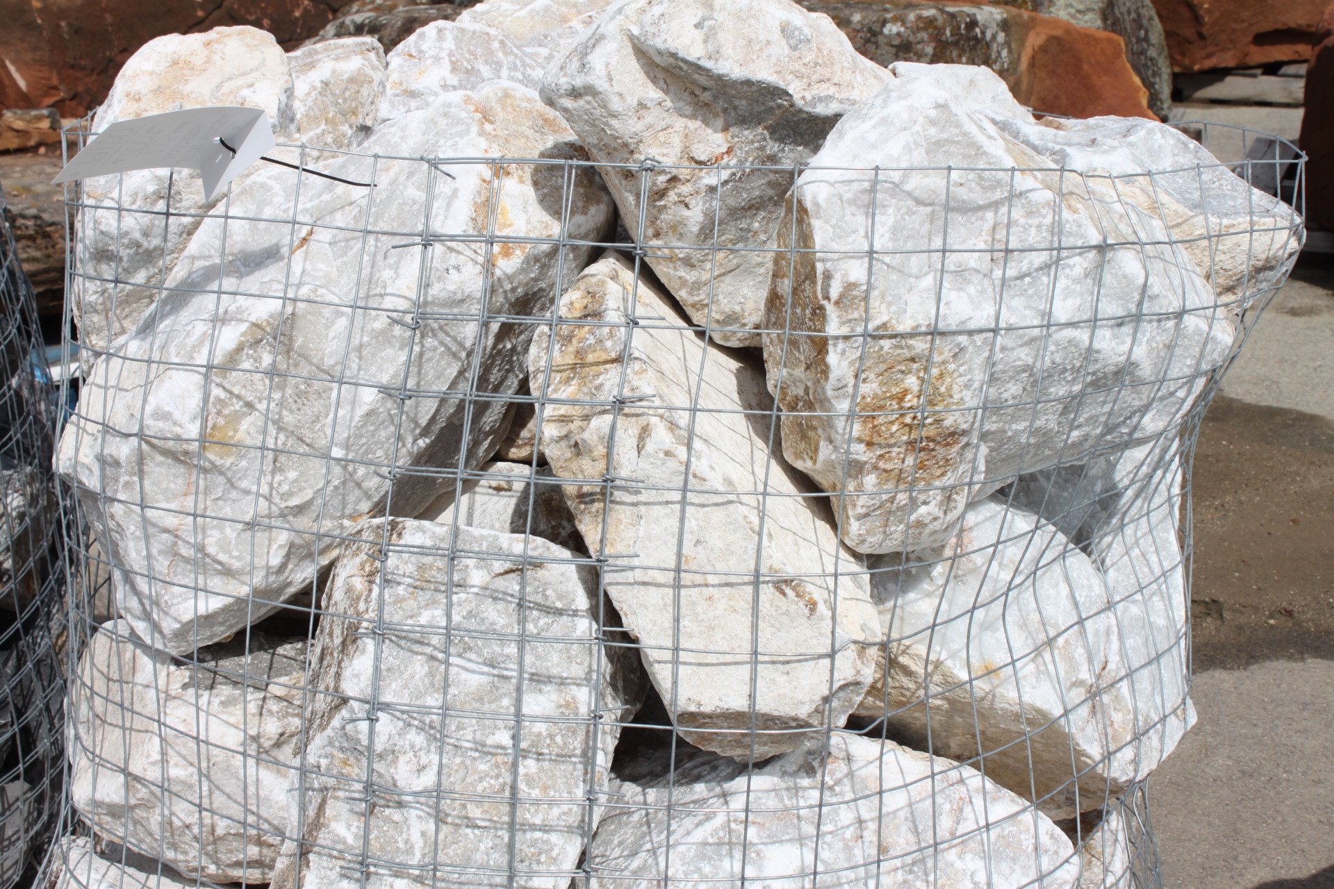 White Marble Boulders