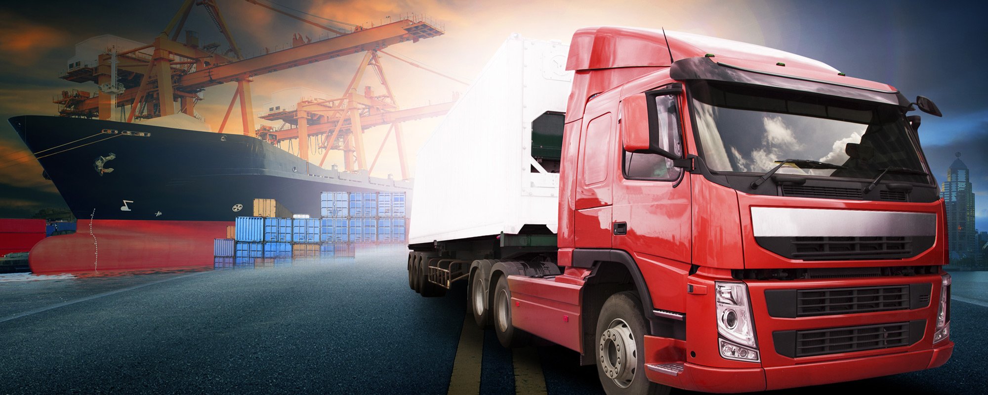 Truck used for roadways transportation