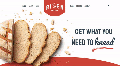 Risen Flour eCommerce Website Design