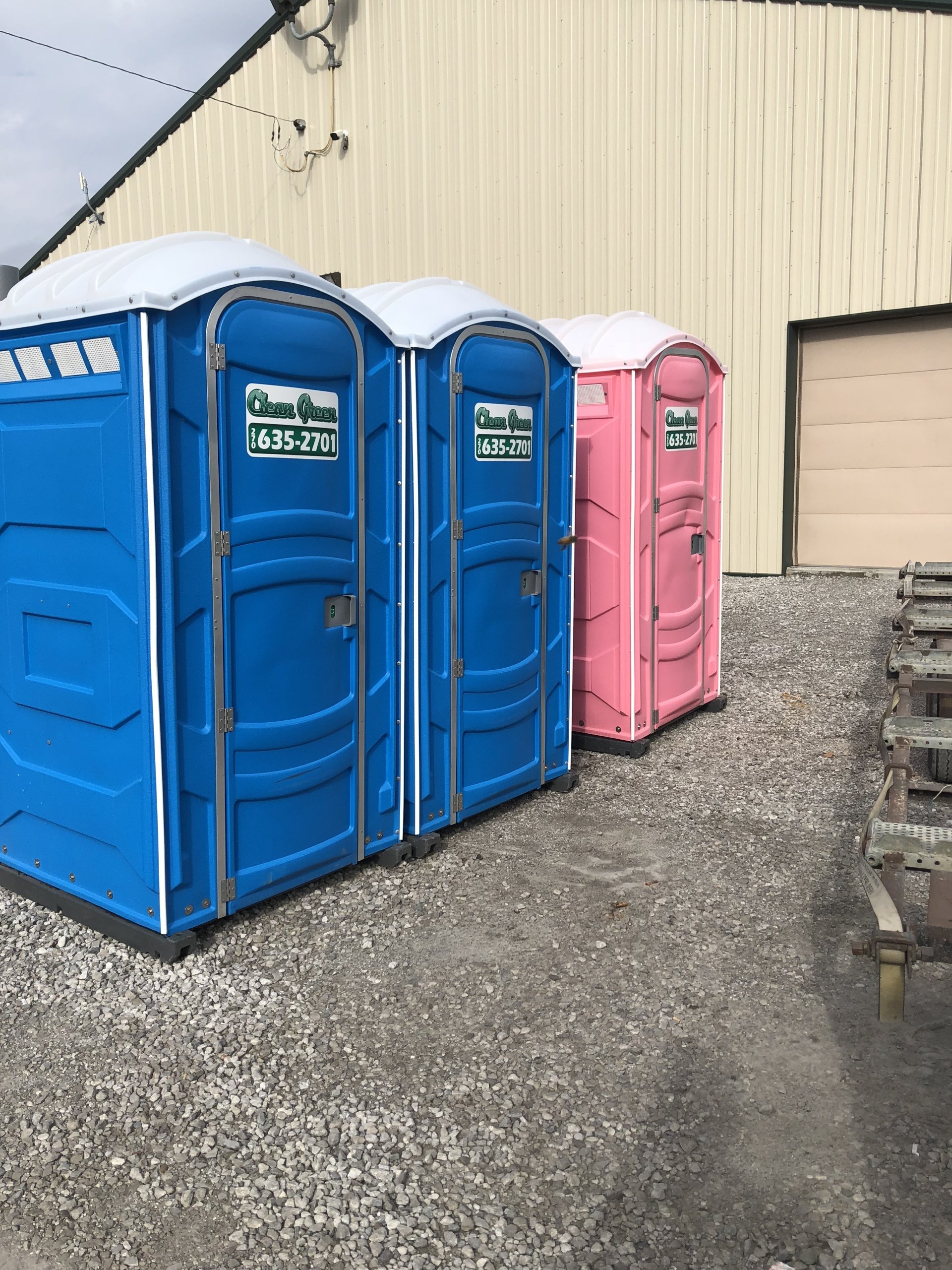 Clean Green Porta Potties Portable Toilet Services 2706352701