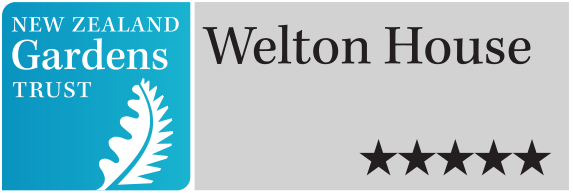 Welton House NZ Garden Trust Badge