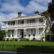 View of the constructed house styles