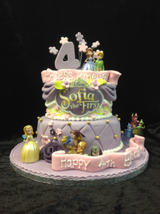 4th birthday cake for Amelia