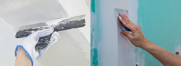 mark bruce plastering pty ltd collage of hand plastering on wall