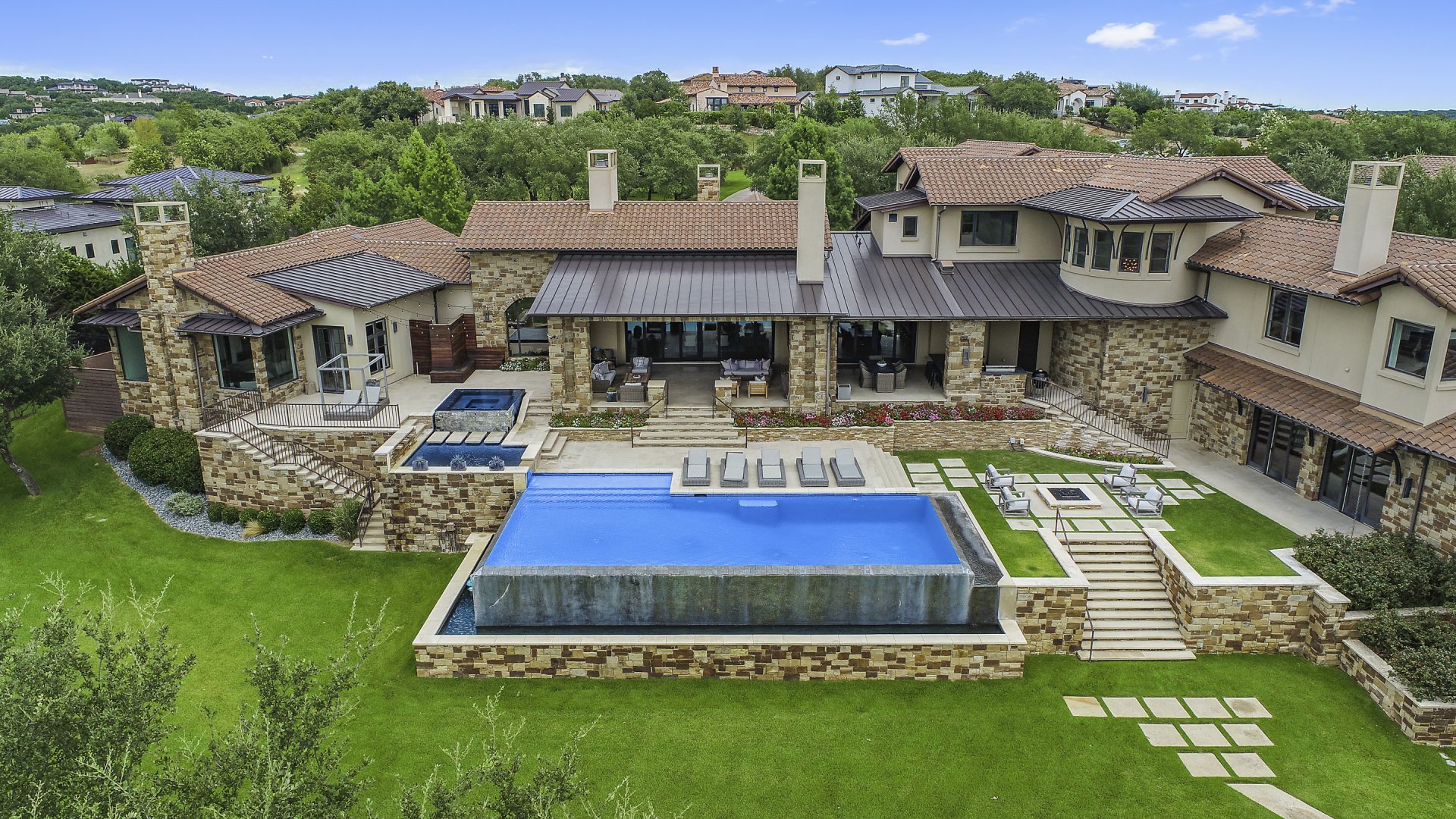 Luxury Home Community Hillside Spanish Oaks Austin TX