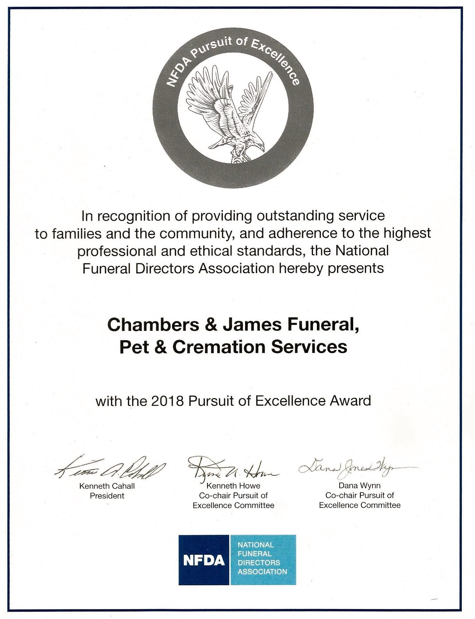 Chambers & James Pet, & Funeral Home Wellsburg Follansbee, WV