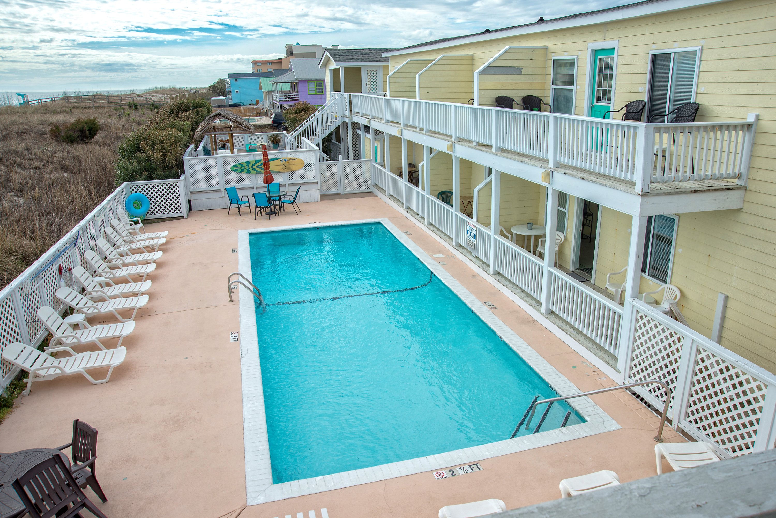 Savannah Inn Hotel Beach Front Motel Oceanfront Carolina Beach USA