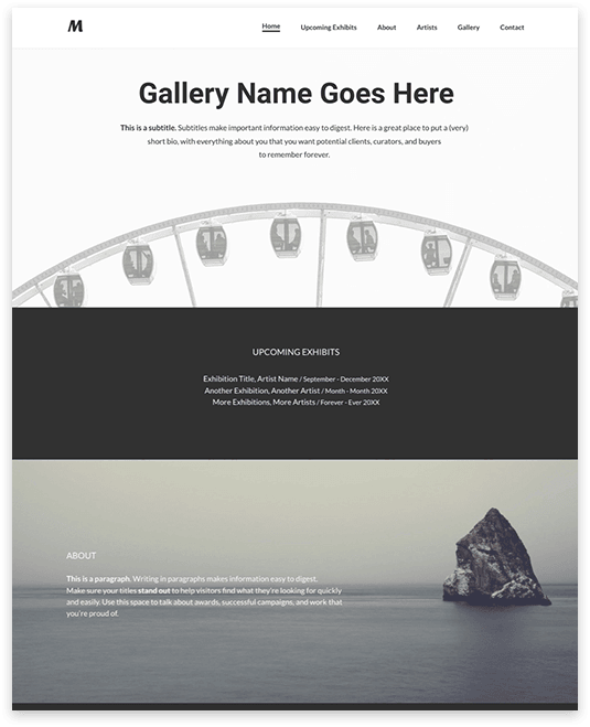 Exhibition Website builder Exhibition responsive template