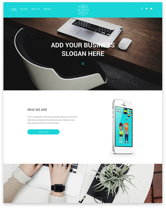 Parallax Website builder Parallax responsive template