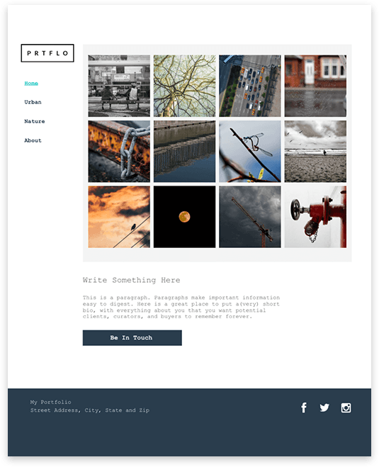 Portfolio Website builder Portfolio responsive template